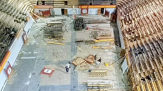 La plaza de toros efímera de Algemesí ya es BIC
