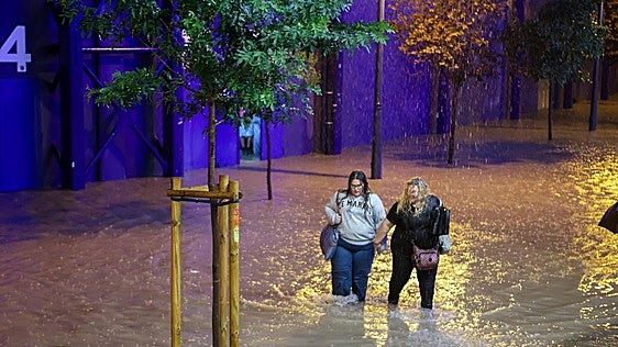 La Comunitat Valenciana tiene la alerta roja por lluvia más exigente de España