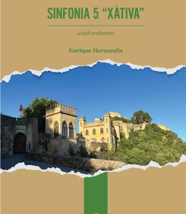 Partitura de la Sinfonía de Xàtiva.