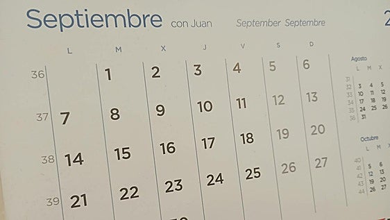 El jueves 24 de septiembre será festivo para más de dos millones de personas que podrán hacer macropuente con un día libre
