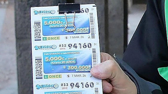 Resultados del Sueldazo de la ONCE de hoy sábado, 22 de agosto: 300.000 euros al contado y 5.000 mensuales durante 20 años