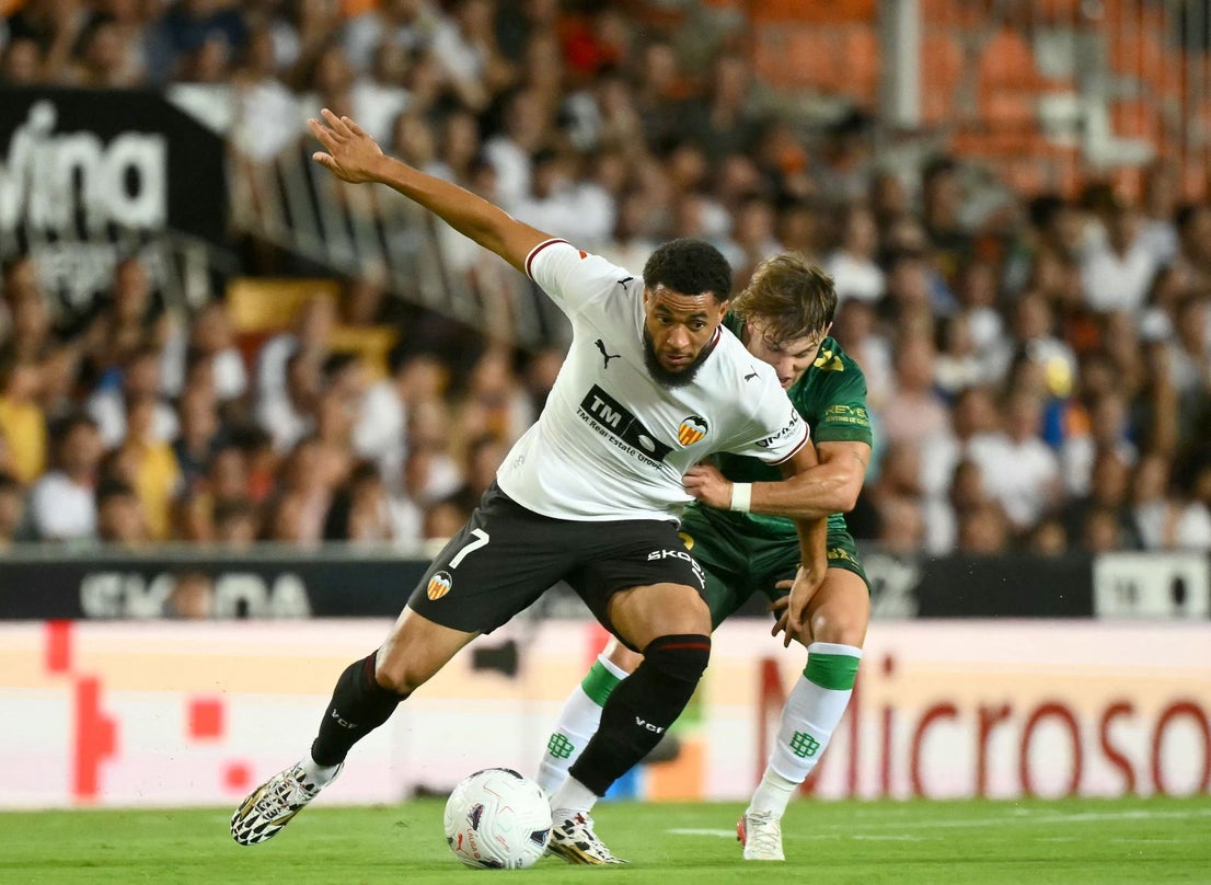 El Valencia - Betis, en imágenes