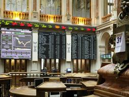 La Bolsa de Madrid durante la sesión del 31 de julio. / Efe
