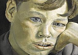 La obra 'Cabeza de chico', del artista británico Lucian Freud. / EFE