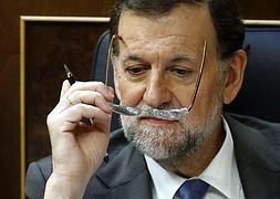 El presidente del Gobierno, Mariano Rajoy , en la segunda jornada del debate sobre el estado de la Nación. / Efe