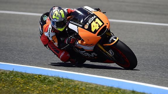 Espargaró, durante los entrenamientos libres. 