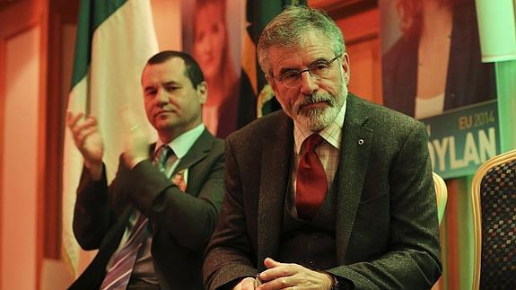 El presidente del Sinn Féin, Gerry Adams