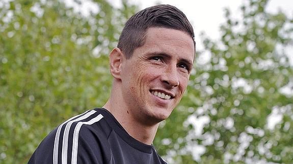 Torres, durante un entrenamiento.