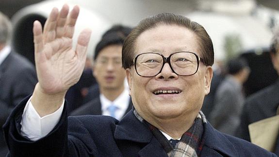 El expresidente chino Jiang Zemin. 