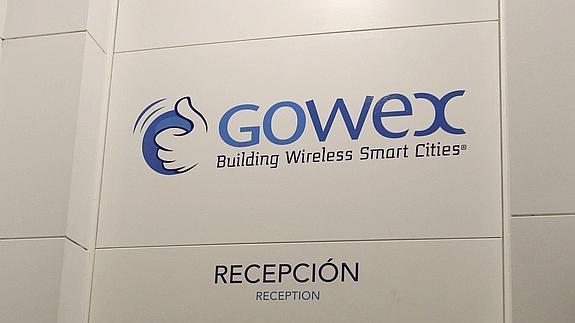 Vista de la recepción de Gowex. 