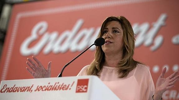 La presidenta de la Junta de Andalucía y dirigente socialista, Susana Díaz