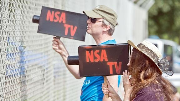 Protestas contra la NSA.