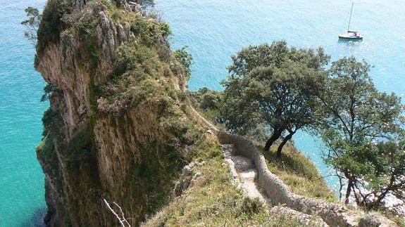 La atalaya del faro del Caballo.