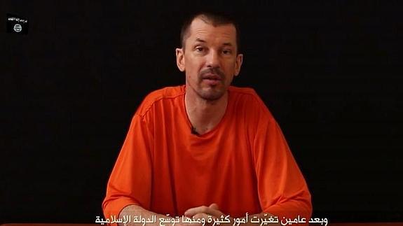El periodista británico John Cantlie. 