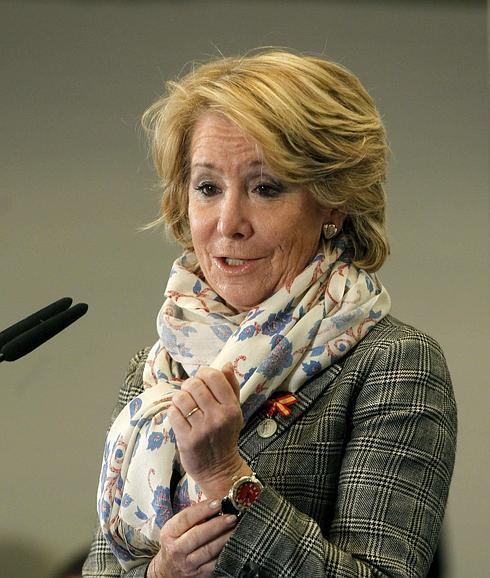 Esperanza Aguirre. 