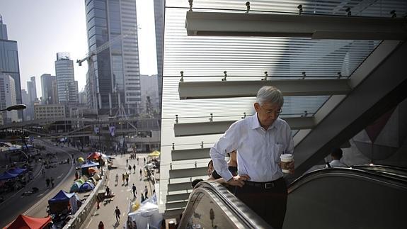 Empleados públicos de Hong Kong han vuelto a sus trabajos. 