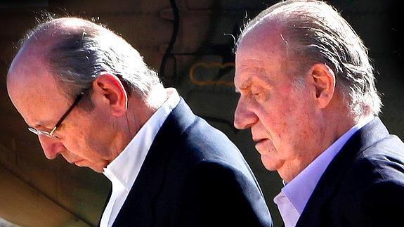 Rafael Spottorno y el Rey Juan Carlos.  