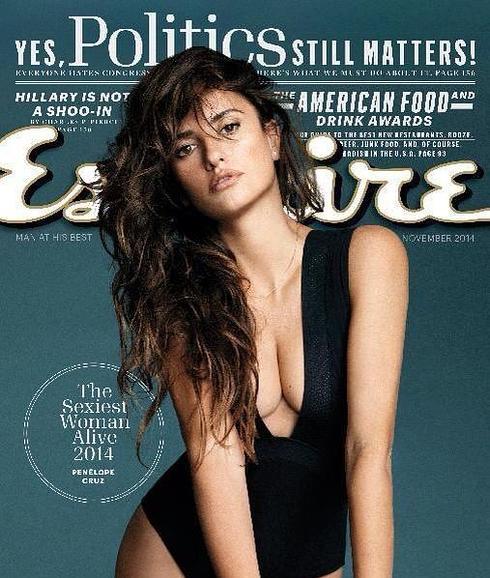 Penélope Cruz, en la portada de la revista. 