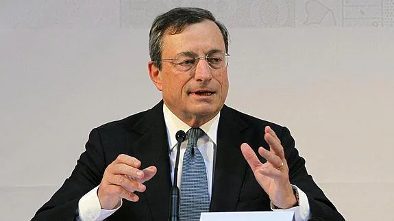 El presidente del BCE, el italiano Mario Draghi. 