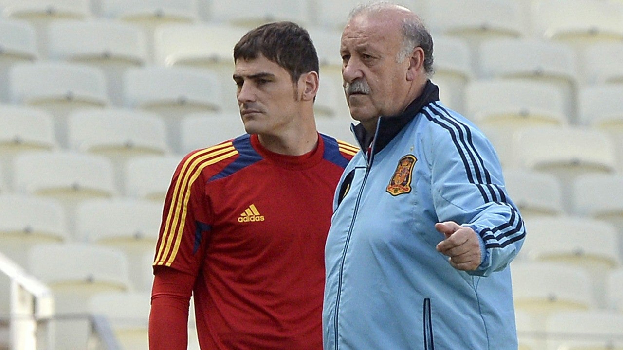 Casillas, junto a Del Bosque 