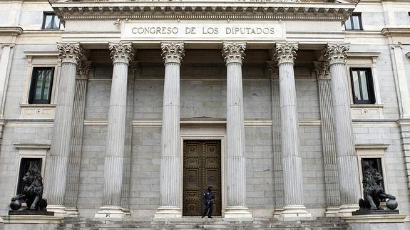 La Puerta de los Leones del Congreso.