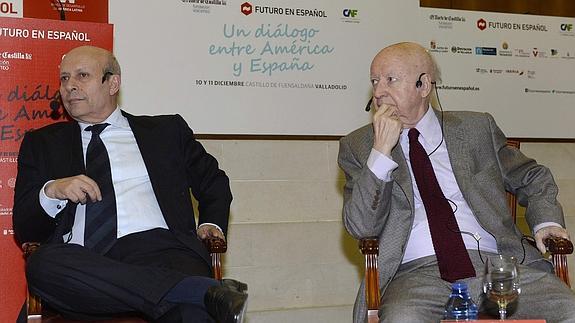 José Ignacio Wert y Jorge Edwards.