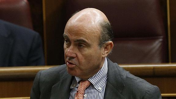 El ministro de Economía y Competitividad, Luis de Guindos. 