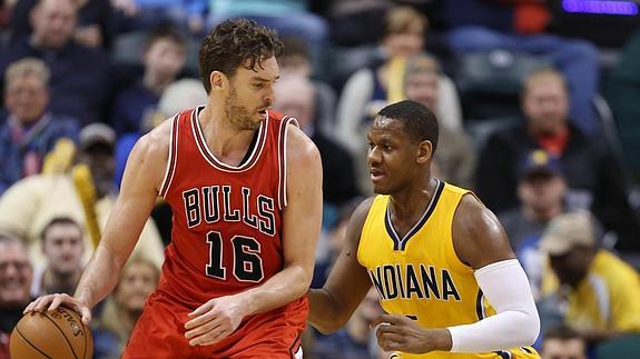 Pau Gasol, durante el partido. 