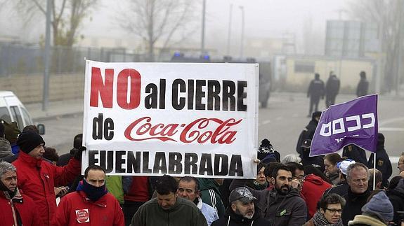 Protesta en Fuenlabrada.