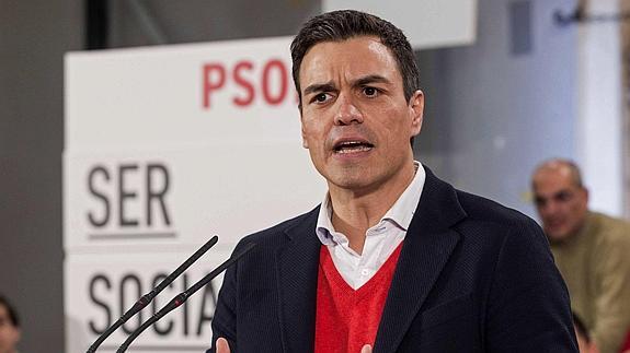 El secretario general del PSOE, Pedro Sánchez.