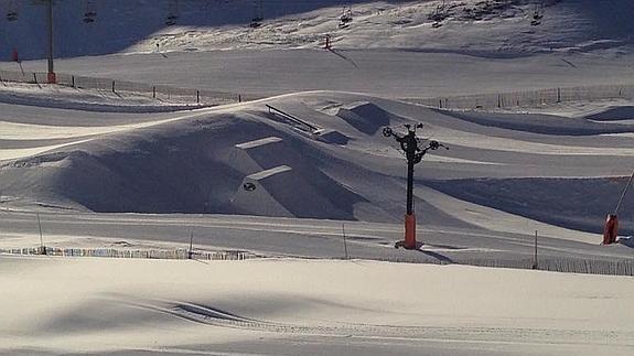 Snowpark en el que se celebrará el evento el próximo domingo