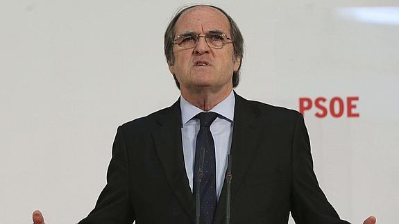 El candidato del PSM a la Comunidad de Madrid, Ángel Gabilondo. 