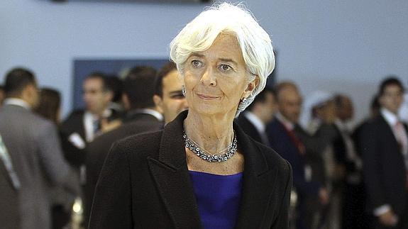 La directora gerente del FMI, Christine Lagarde. 