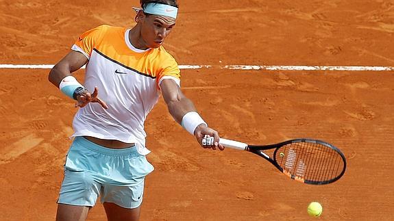 Nadal, durante el partido ante David Ferrer. 