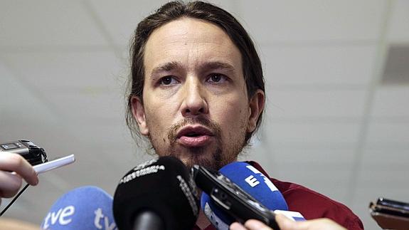 El eurodiputado y secretario general de Podemos, Pablo Iglesias.