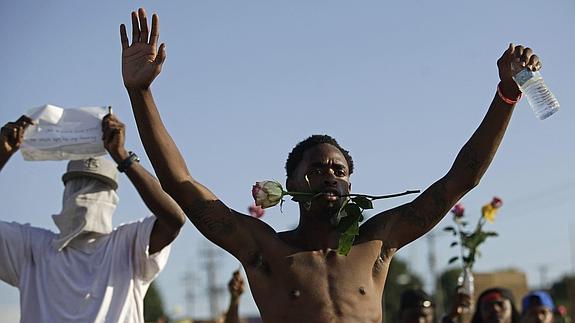 Protestas por la muerte de Michael Brown. 