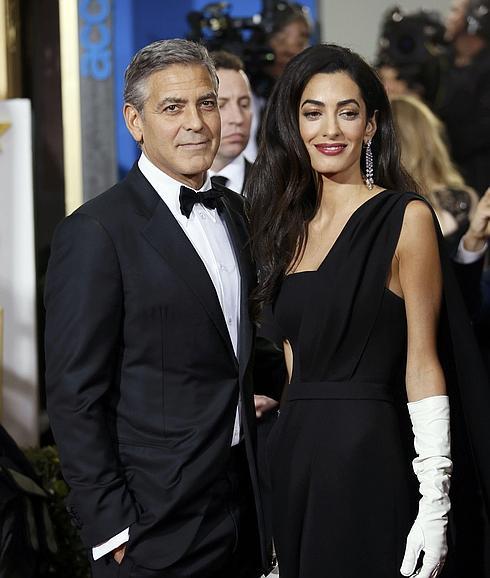 George y Amal Clooney. 