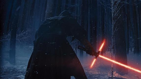 Adam Driver, en 'Star Wars: Episode VII - The Force Awakens'. 