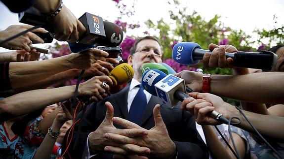 Mariano Rajoy llega a Sevilla.