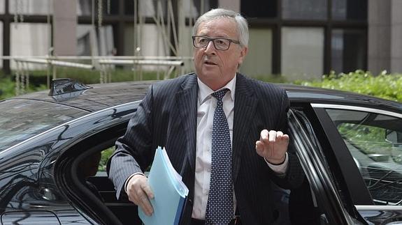 El presidente de la Comisión Europea , Jean Claude Juncker. 