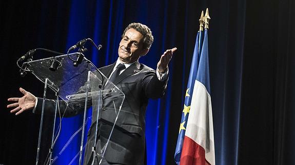 El presidente del UMP, Nicolas Sarkozy.