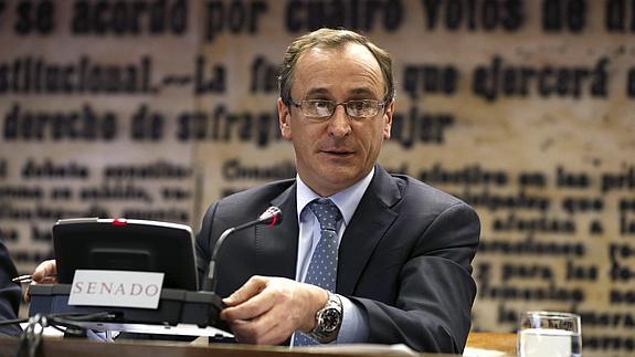 El ministro Alfonso Alonso.