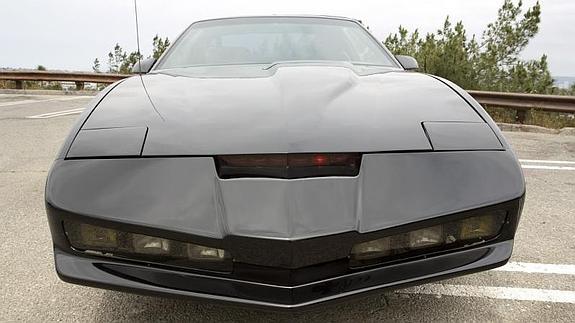 Uno de los vehículos KITT originales que protagonizó la serie 'El coche fantástico'. 