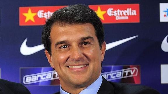 Joan Laporta, en su etapa como presidente del Barcelona. 