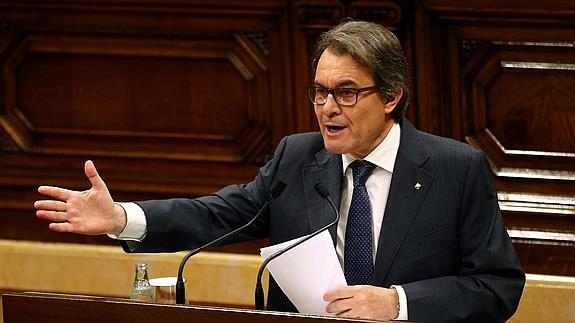 El presidente catalán, Artur Mas.