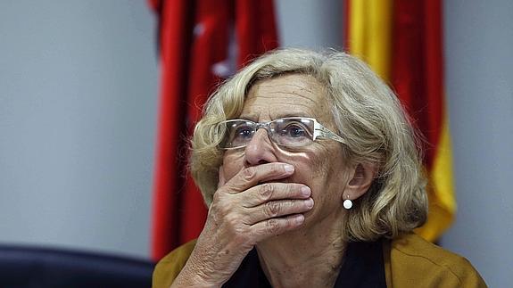 La alcaldesa de Madrid, Manuela Carmena.