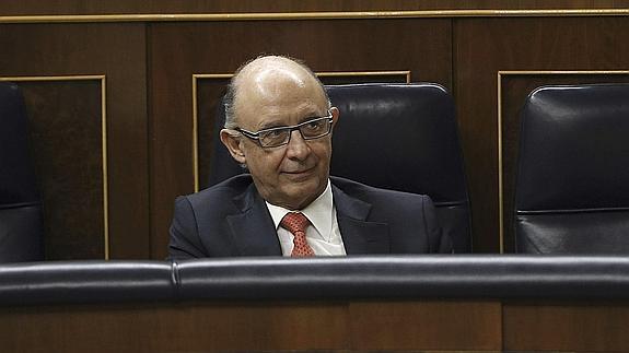 Montoro, en el Congreso.