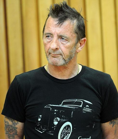 Phil Rudd, durante el juicio. 