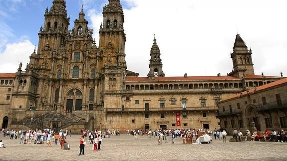 La Catedral de Santiago de Compostela.