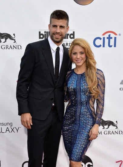 La pareja formada por el futbolista y la cantante.